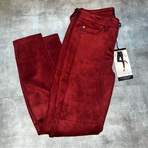 Liverpool Red Velvet Skinny Leggings